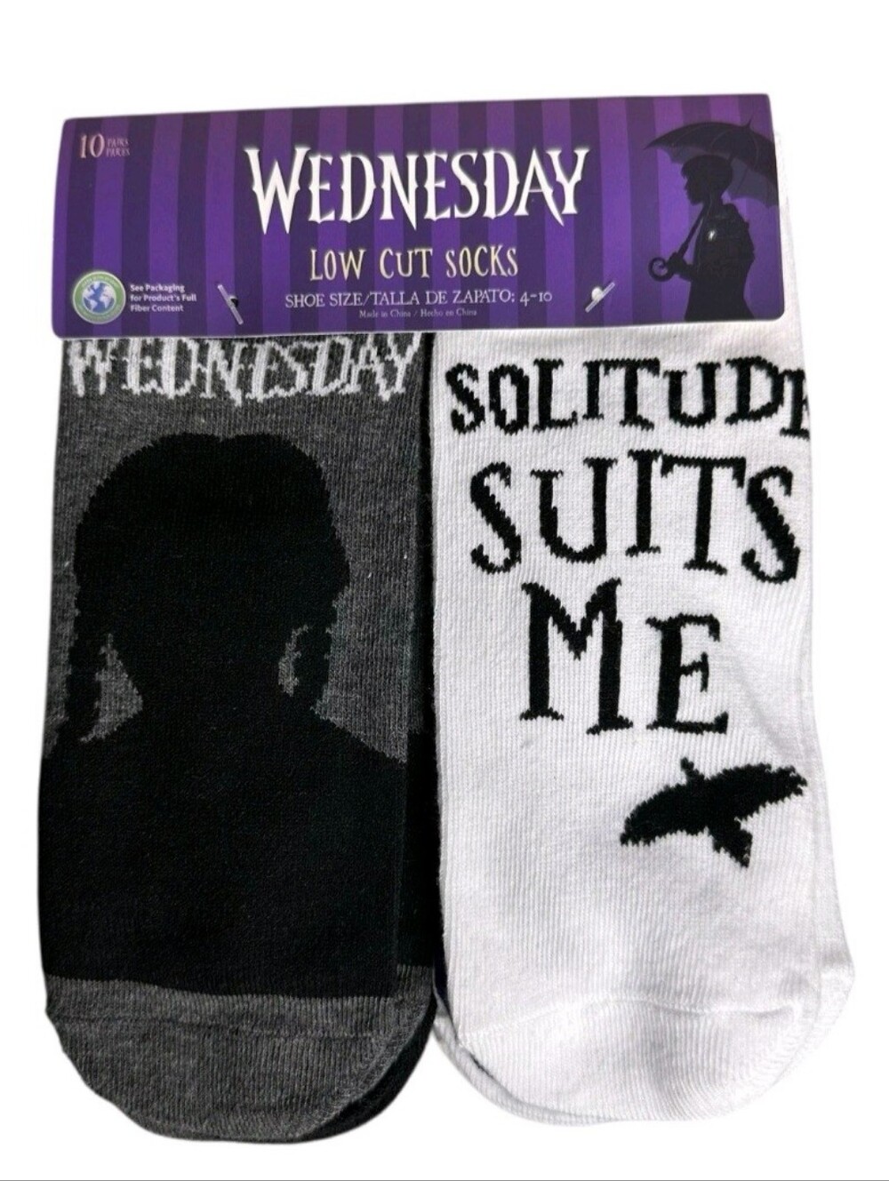 WEDNESDAY Low Cut Socks (2025), NWT